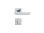 Maniglia Los Angeles Rosetta Quadra d.49x49x10h Bocchetta Foro Chiave varie finiture  Hoppe
